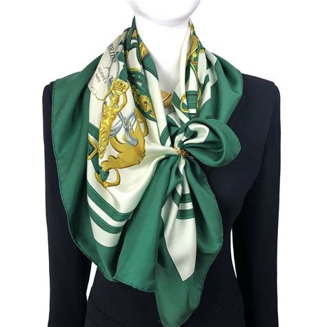 hermes green silk|where to buy hermes scarves.